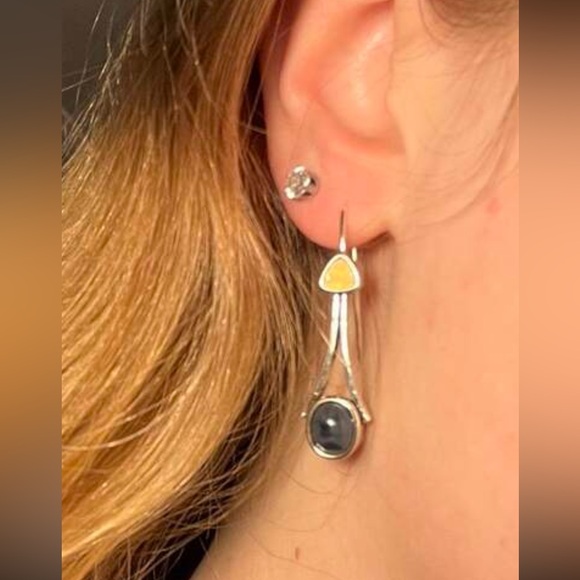 Faux Pearl Drop Earrings - Picture 8 of 12